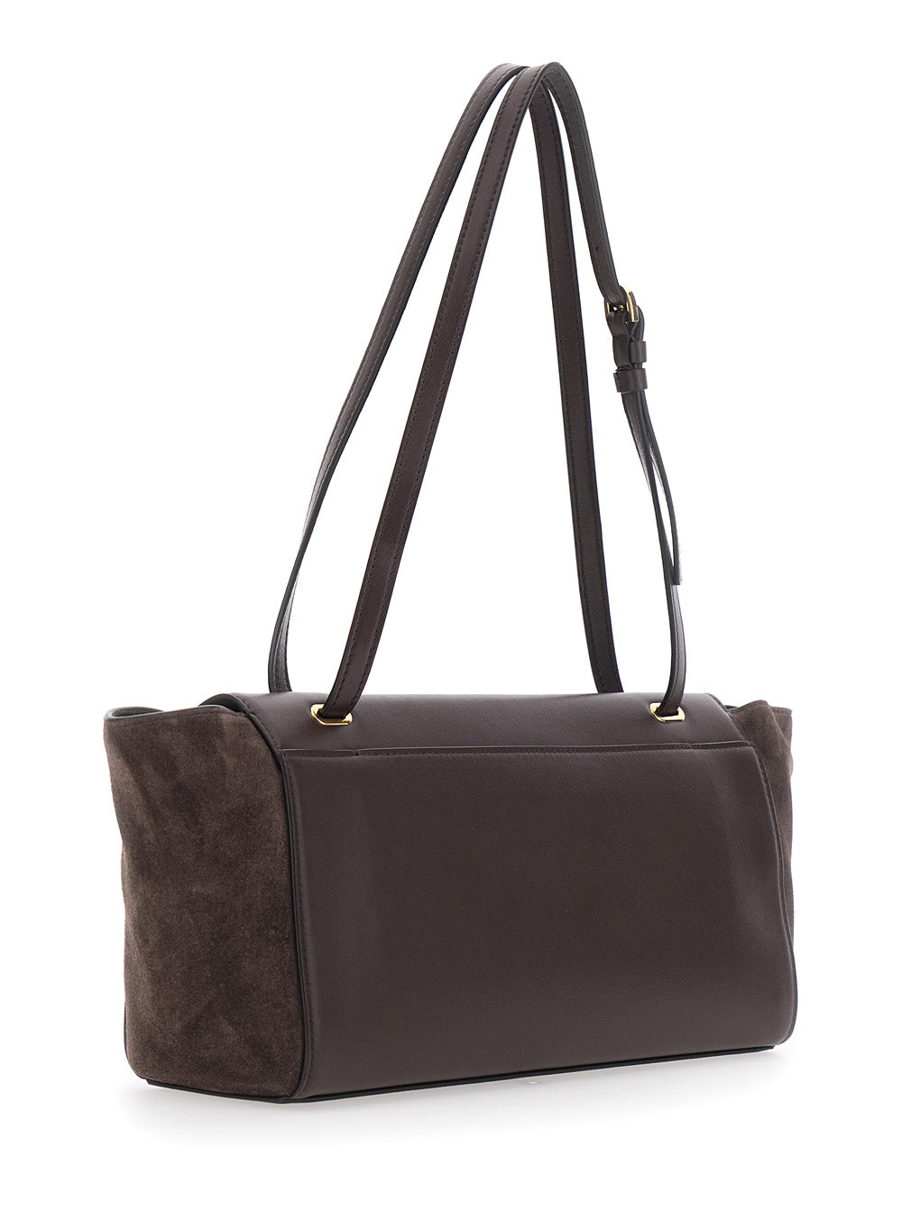 Savette Women Crossbody Bag In Suede And Smooth Leather With Brown Details For Women SAVETTE