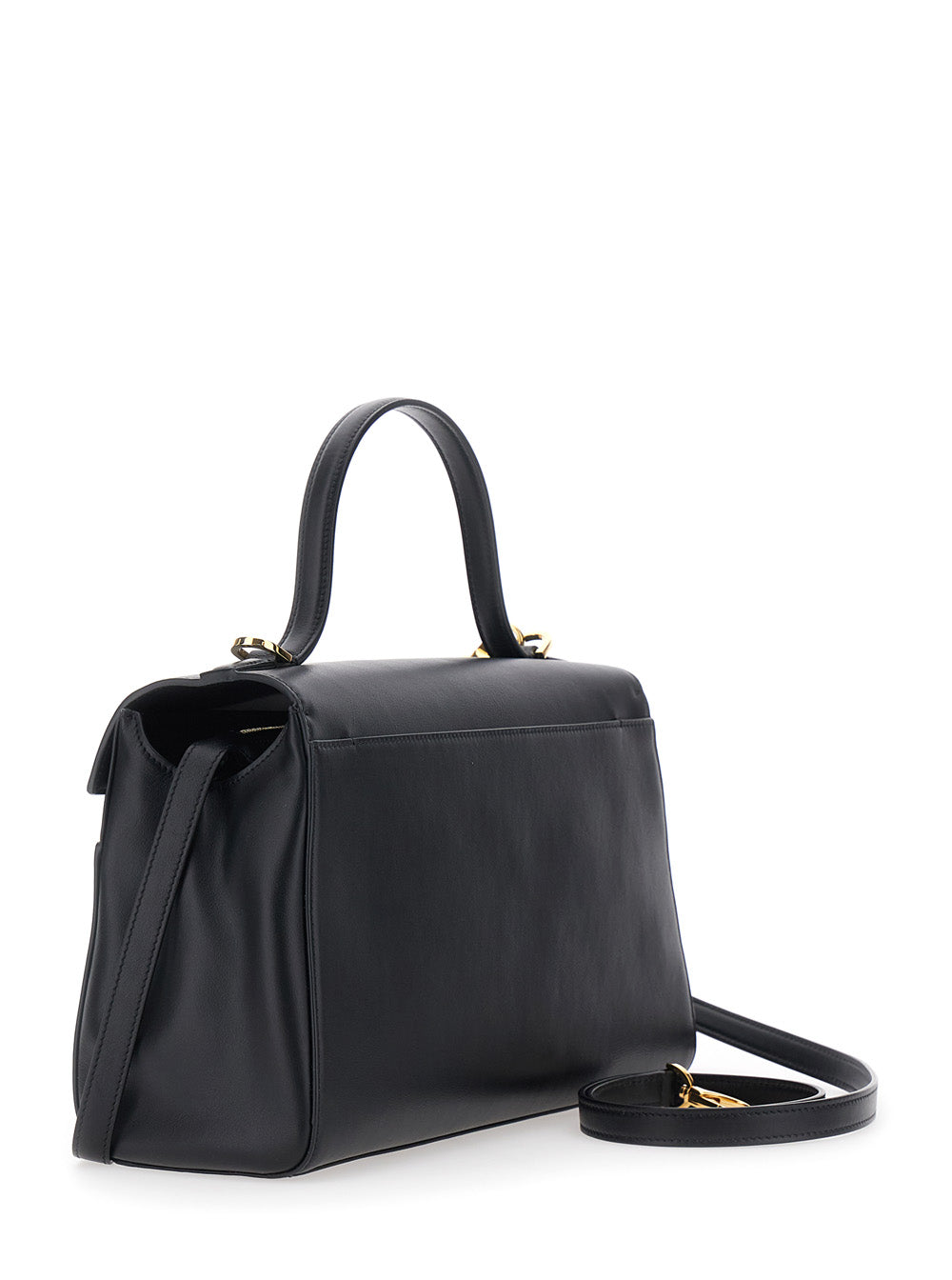 Savette Women Handbag Soft Symmetry With Smooth Black Calf Leather For Women SAVETTE