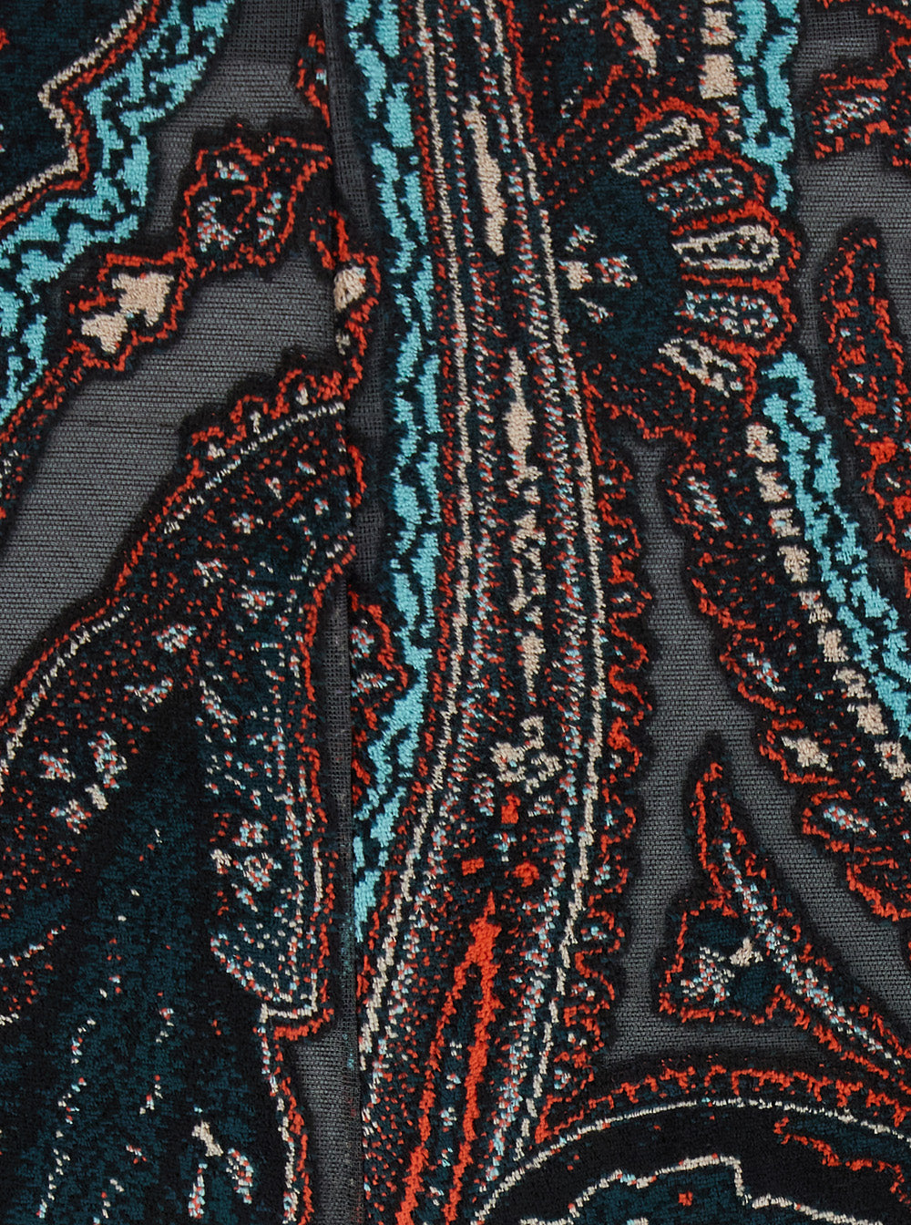 Etro Women High-Waisted Devorè Pants With Pockets Multicolor Women ETRO
