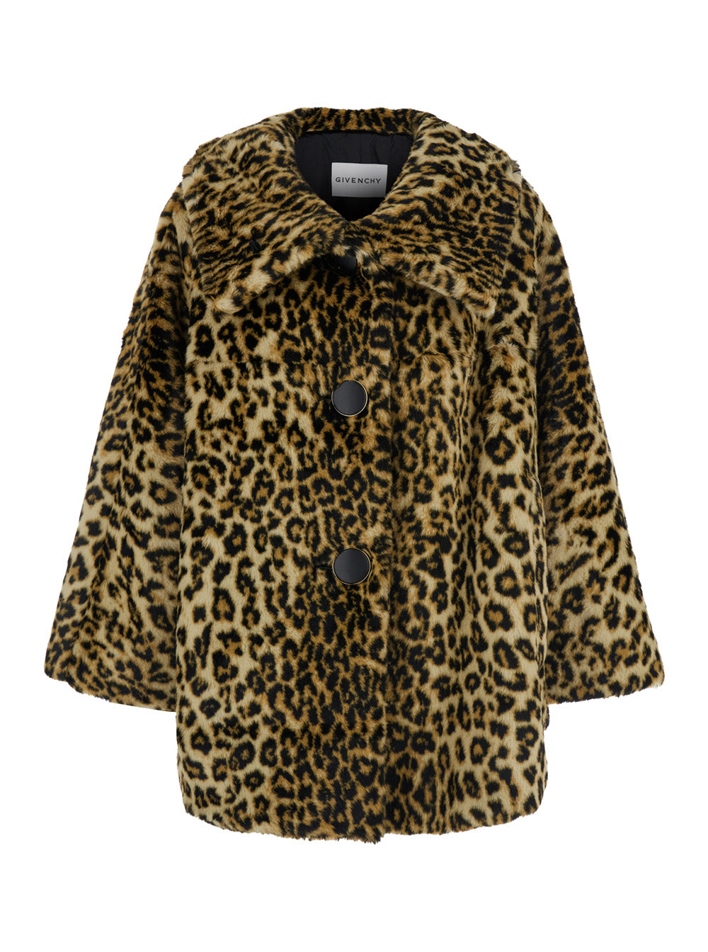 Givenchy Women Shearling With Leopard Details In Brown Leather Women GIVENCHY