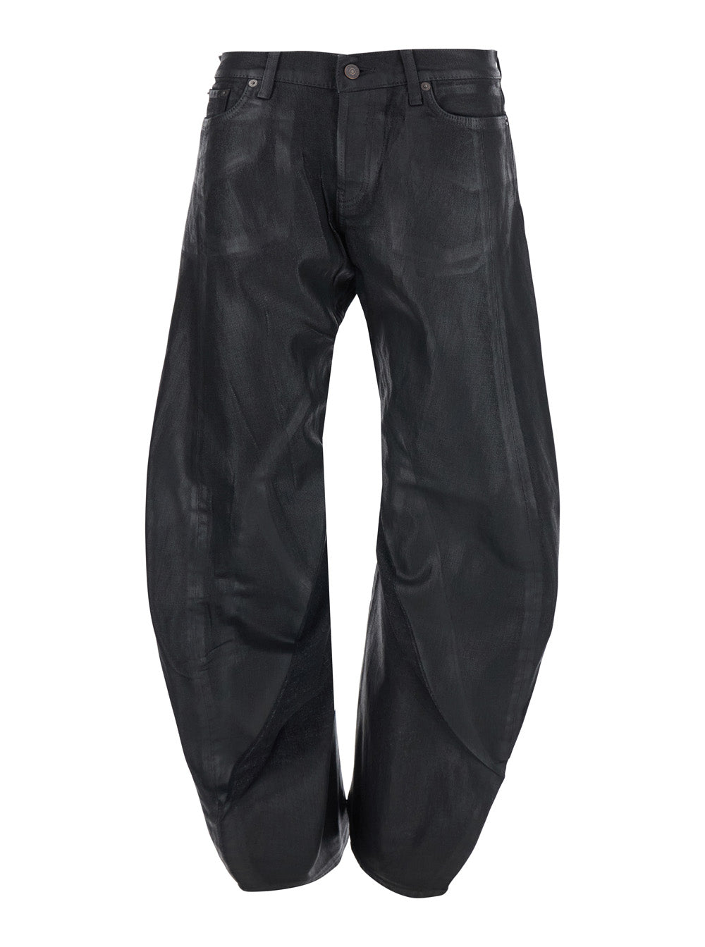 Acne Studios Women Black Jeans With Five-Pocket Design In Denim Cotton ACNE STUDIOS