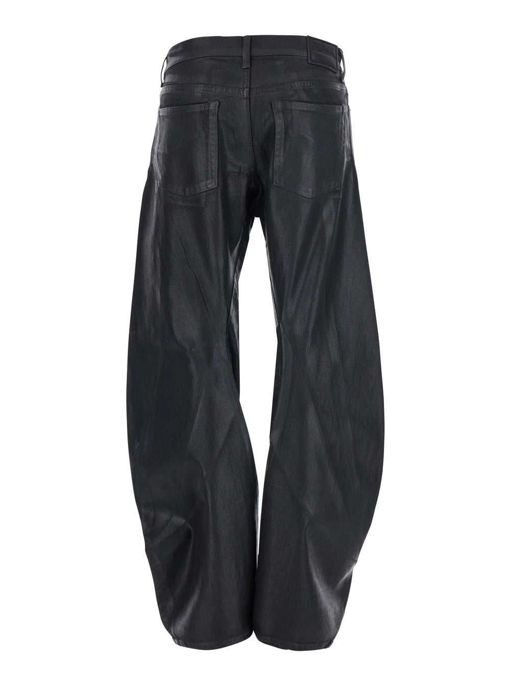 Acne Studios Women Black Jeans With Five-Pocket Design In Denim Cotton ACNE STUDIOS