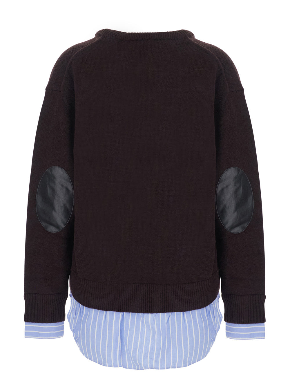 Acne Studios Women Sweater With High Neck And Long Sleeves In Brown For Women ACNE STUDIOS