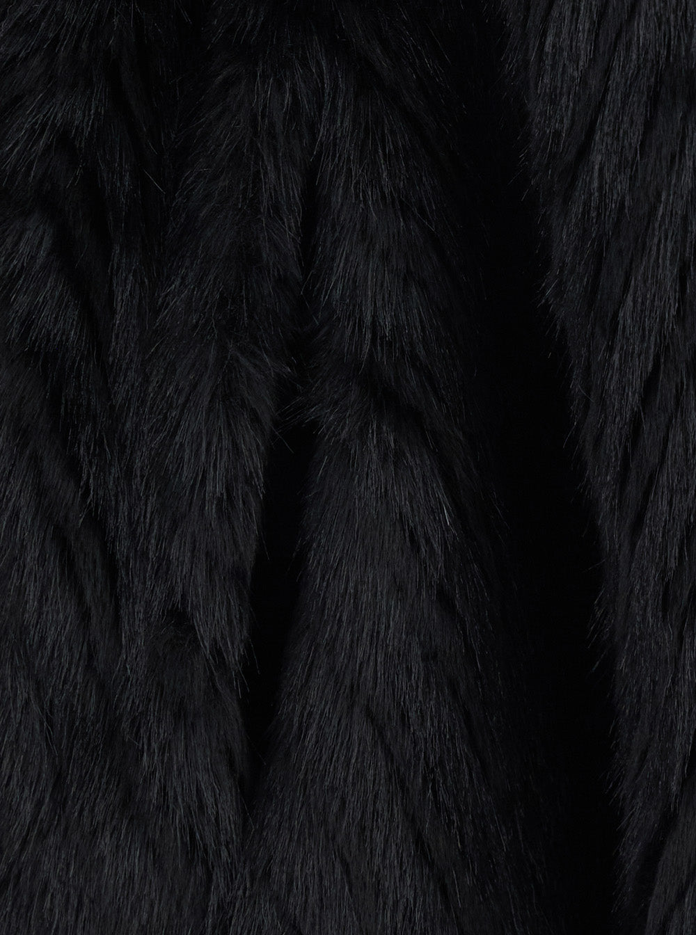 Forte_Forte Women Jacket In Ecoleather With Belt And Chevron Motif In Jacquard, Black, Women FORTE FORTE