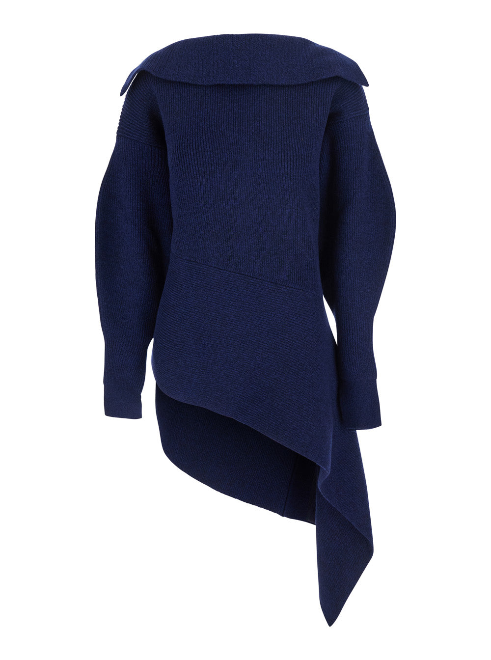 Givenchy Women Crew Neck Sweater With Padded Collar In Blue For Men GIVENCHY