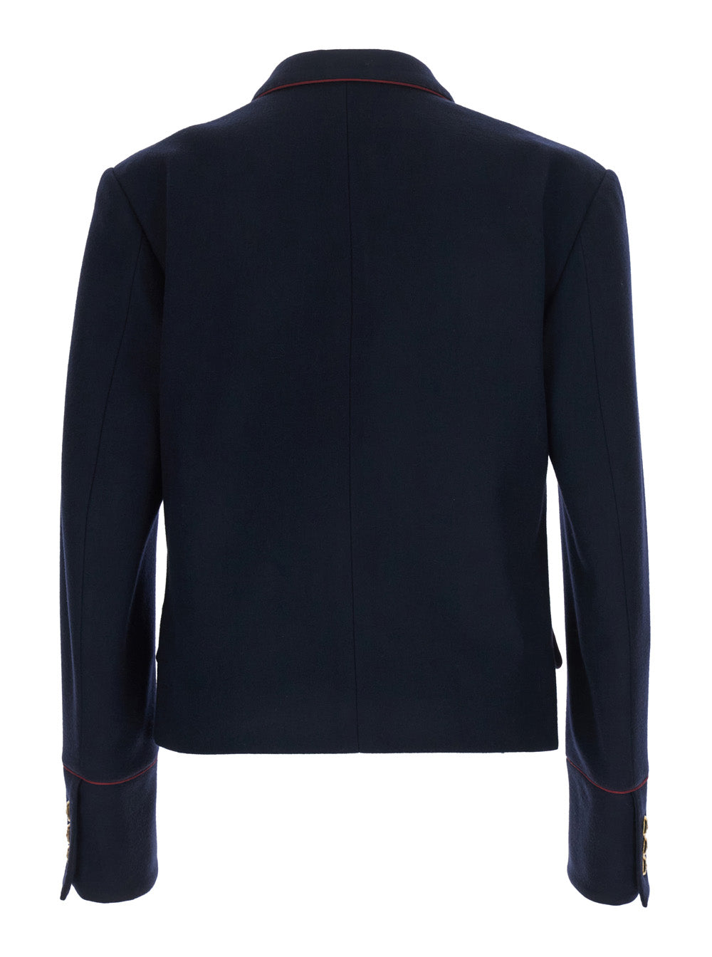 Dolce & Gabbana Men Napoleon Jacjet Wool Piping DOLCE & GABBANA