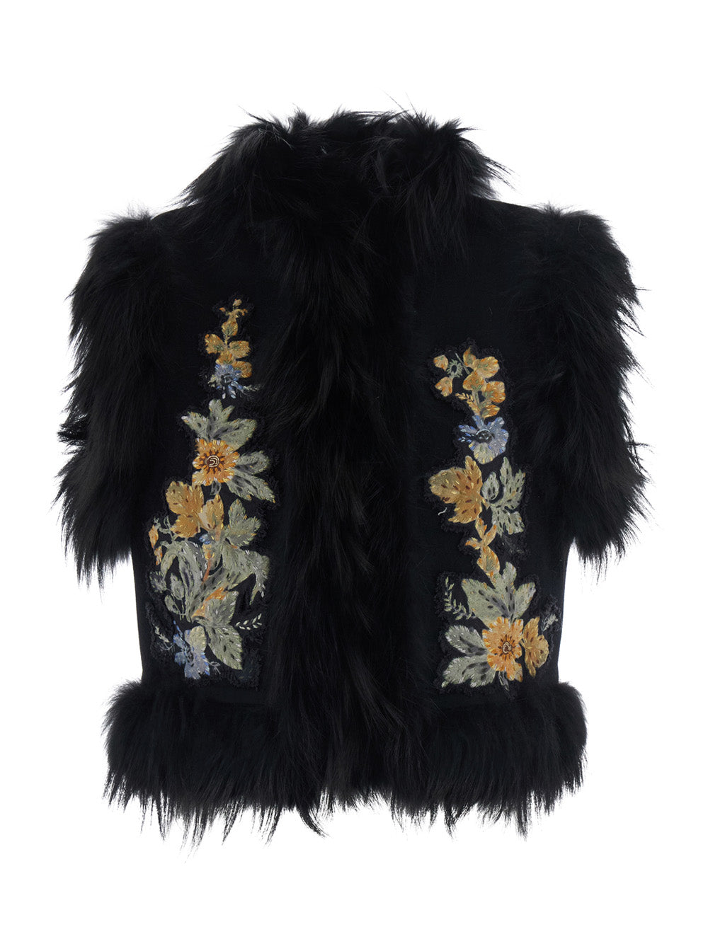 Fendi Women Gilet Panno + Floral FENDI