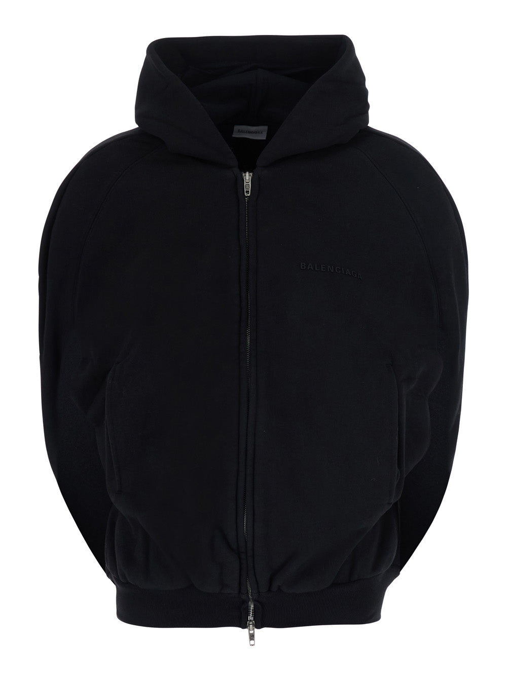 Balenciaga Women Balloon Hoodie In Heavy Molleton BALENCIAGA