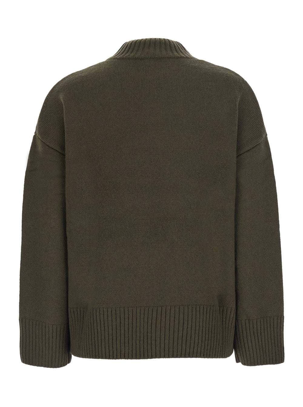Leplain Women Green Sweater With Mock Neck In Cashmere For Women LEPLAIN