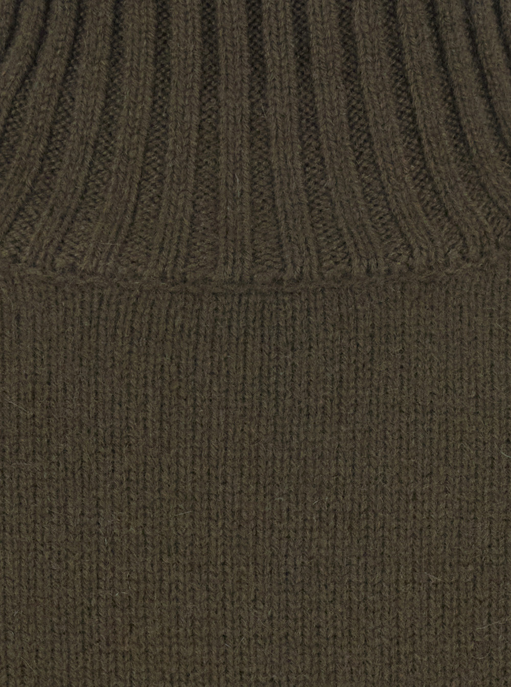 Leplain Women Green Sweater With Mock Neck In Cashmere For Women LEPLAIN
