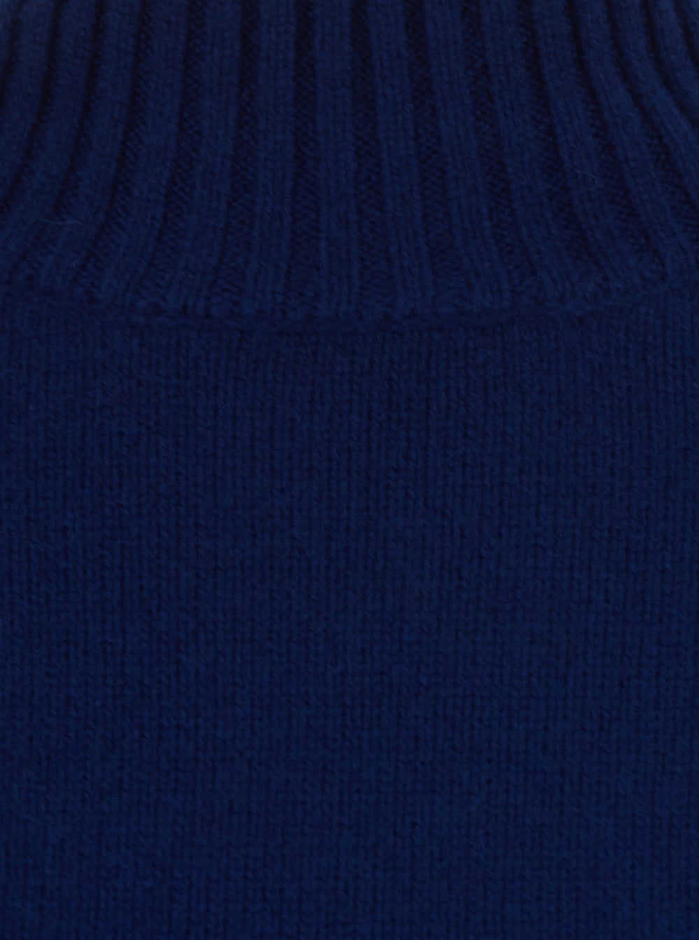 Leplain Women Blue Sweater With Mock Neck And Dropped Shoulders In Cashmere For Women LEPLAIN