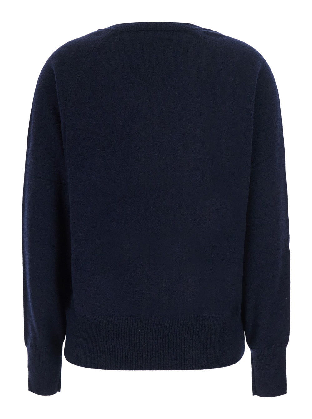 Leplain Women Blue Sweater With V Neck In Cashmere For Women LEPLAIN