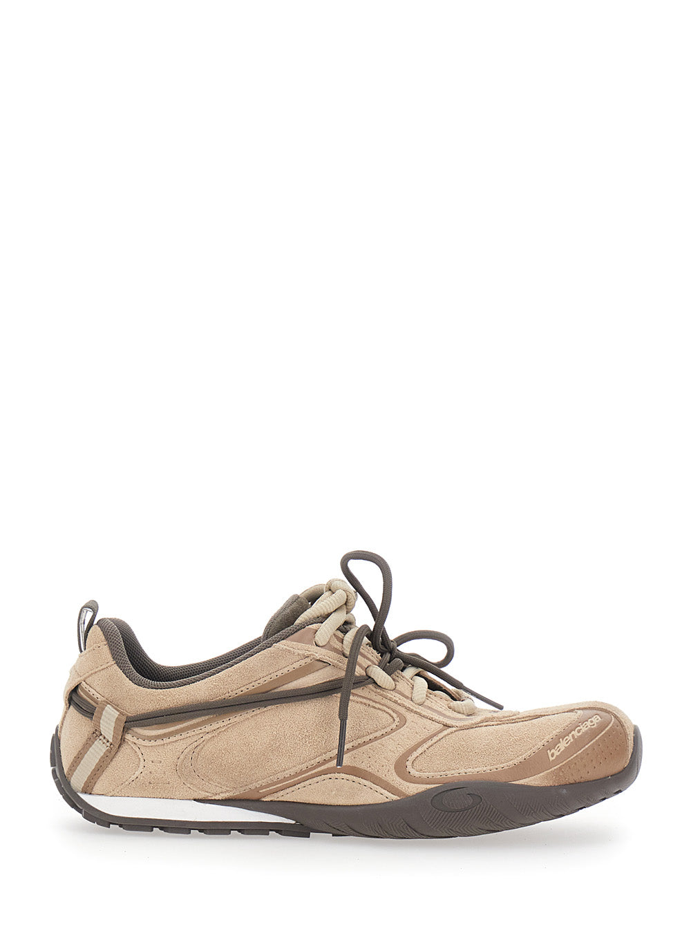 Balenciaga Women 'Radar' Beige Low Top Sneakers With Logo Patch On The Tongue In Leather Women BALENCIAGA