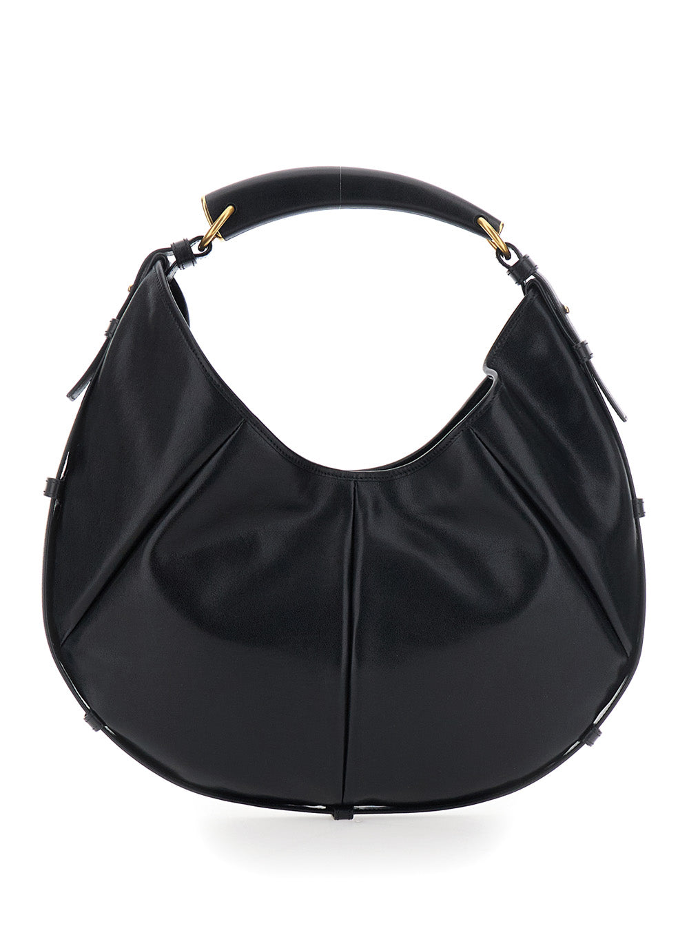 Saint Laurent Women 'Mombasa' Black Handbag With Removable Top Handle In Leather For Women SAINT LAURENT