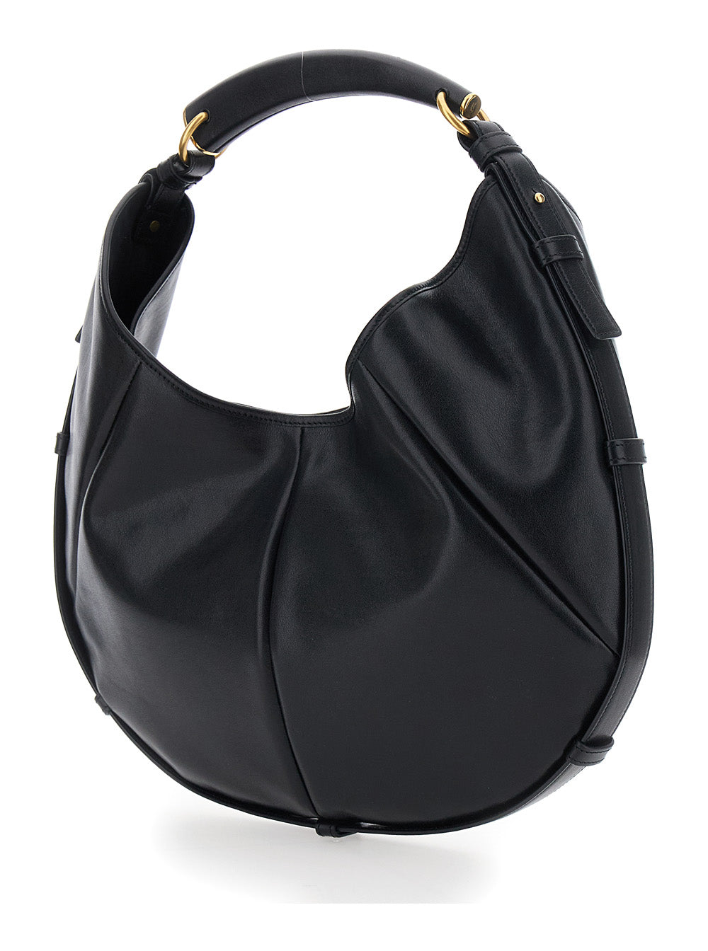 Saint Laurent Women 'Mombasa' Black Handbag With Removable Top Handle In Leather For Women SAINT LAURENT
