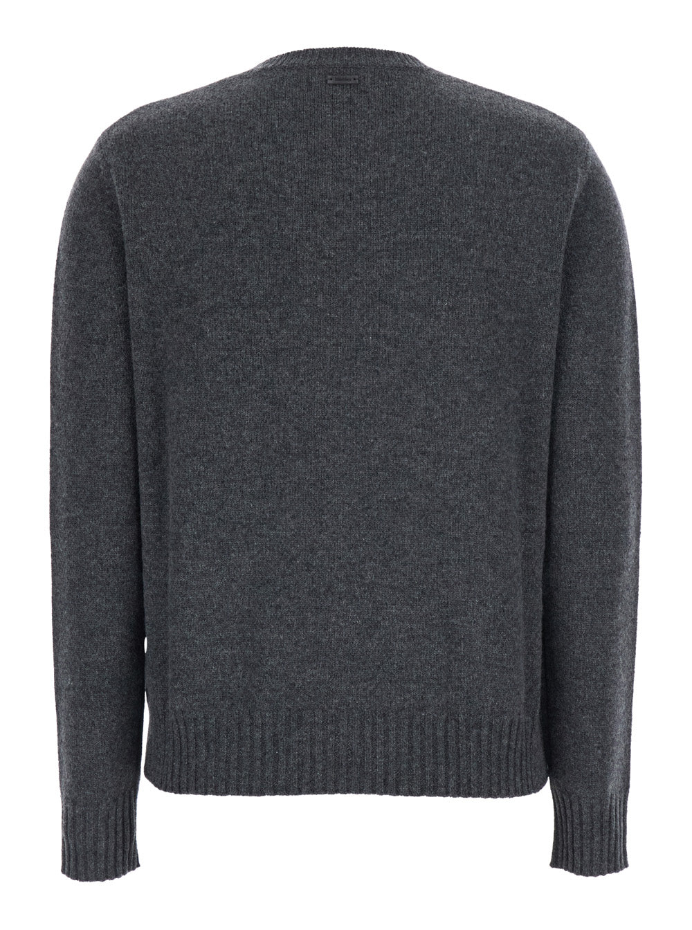 Max Mara Women Gray V-Neck Long Sleeve Wool Sweater For Women MAX MARA