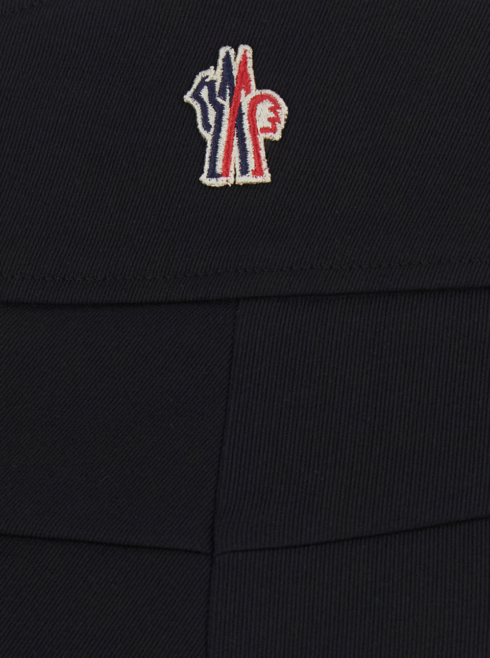 Moncler Grenoble Women Black Stretch Pants With Logo Patch On The Back In Tech Fabric Women MONCLER GRENOBLE