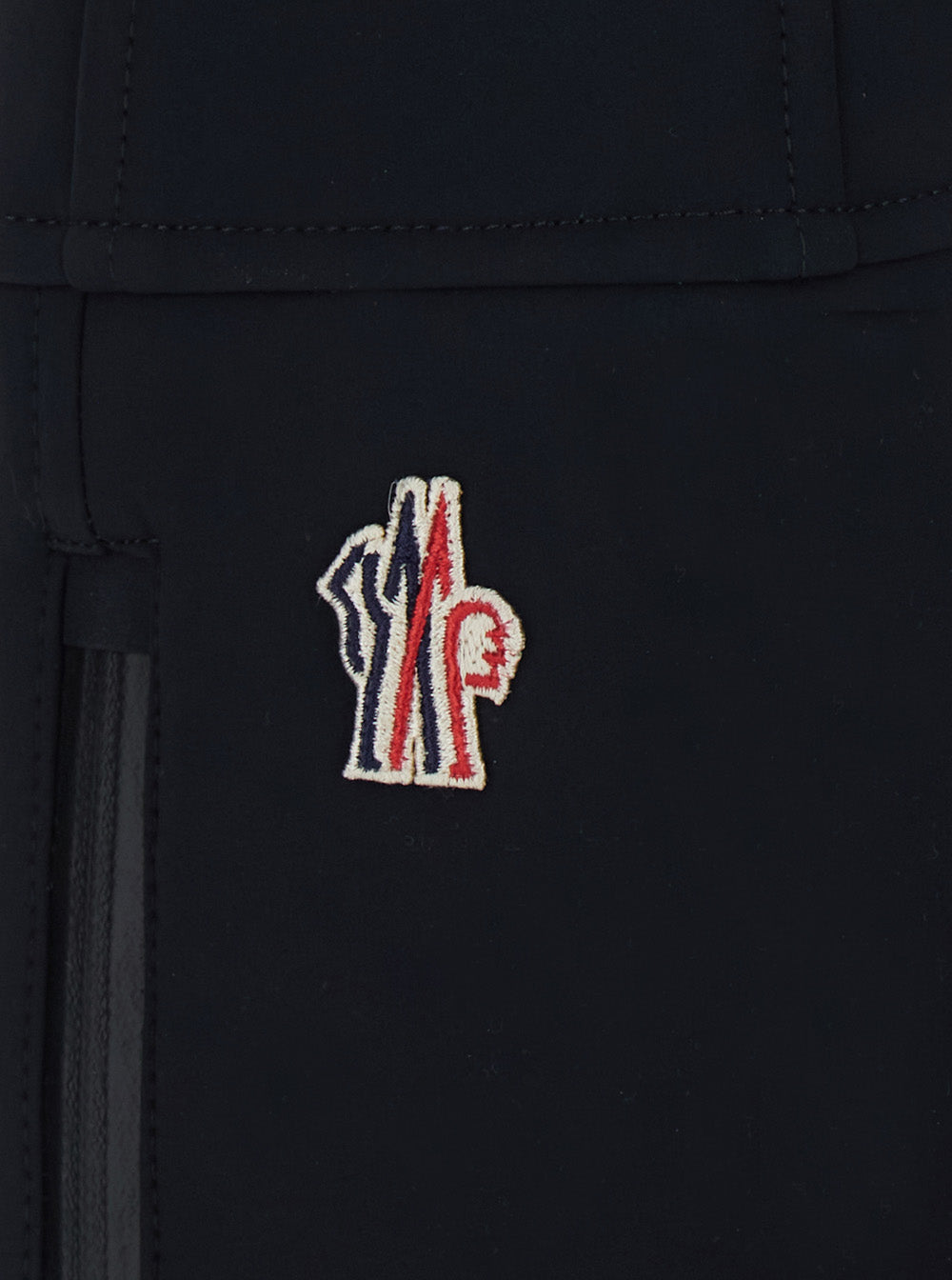 Moncler Grenoble Women Black Ski Pants With Zip Pockets And Logo Patch On The Back In Tech Fabric For Women MONCLER GRENOBLE