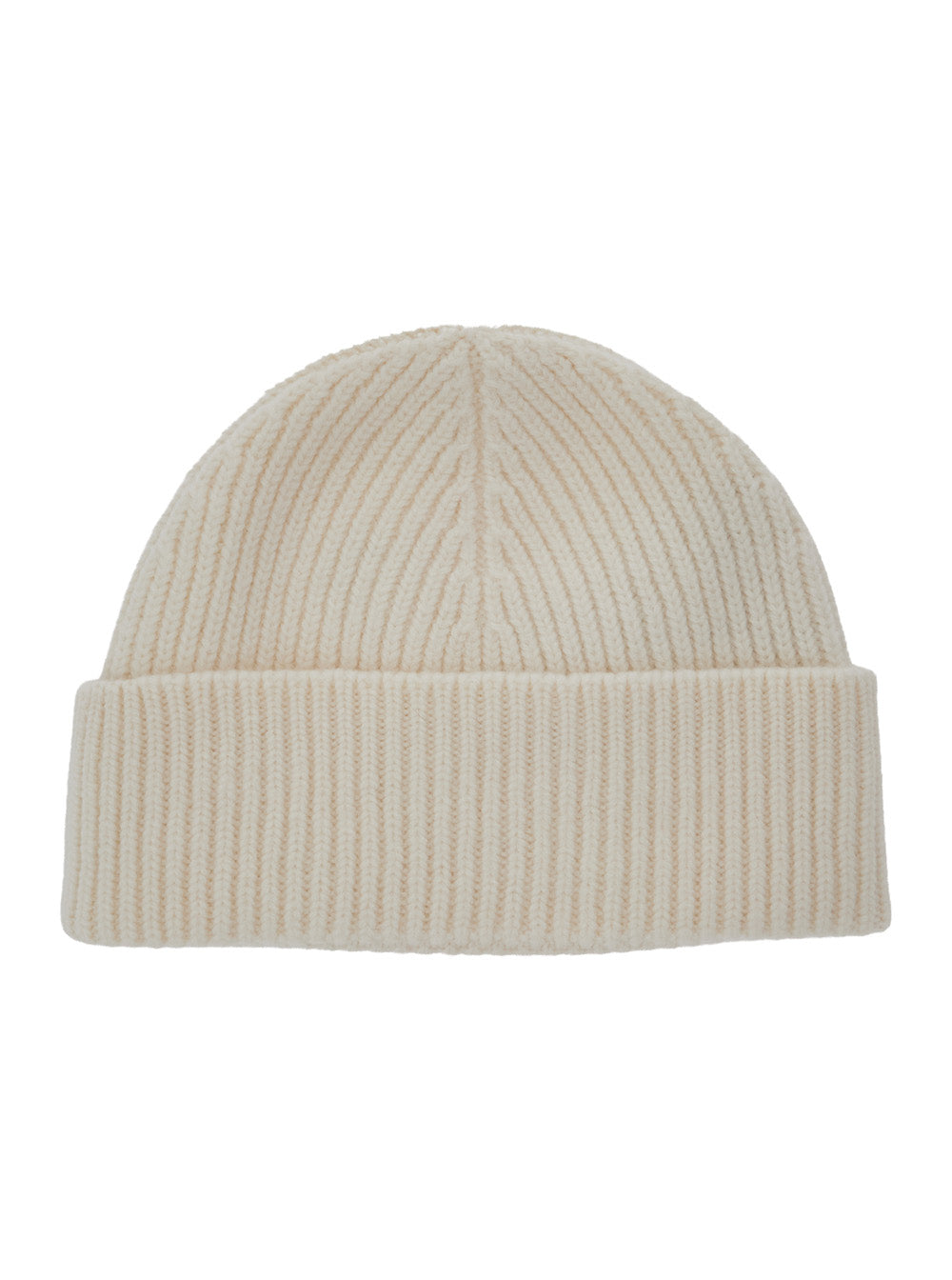 Ami Paris Men White Beanie With Adc Embroidery On The Front In Wool For Men AMI PARIS