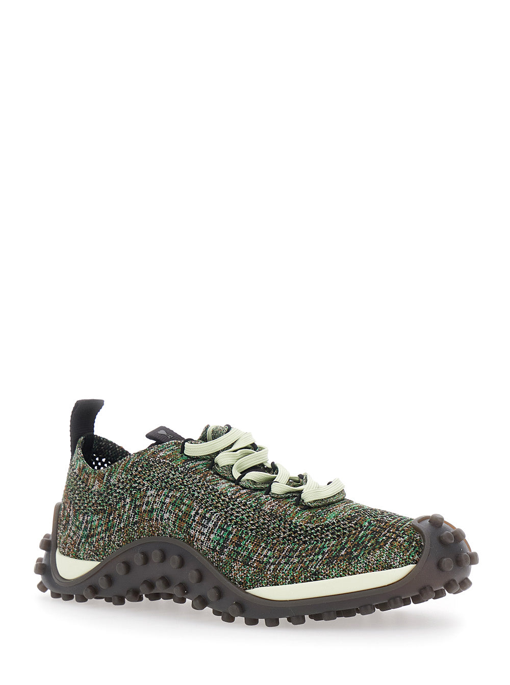 Ami Paris Men 'Mirage' Multicolor Sneakers With Studded Sole In Fabric Men AMI PARIS
