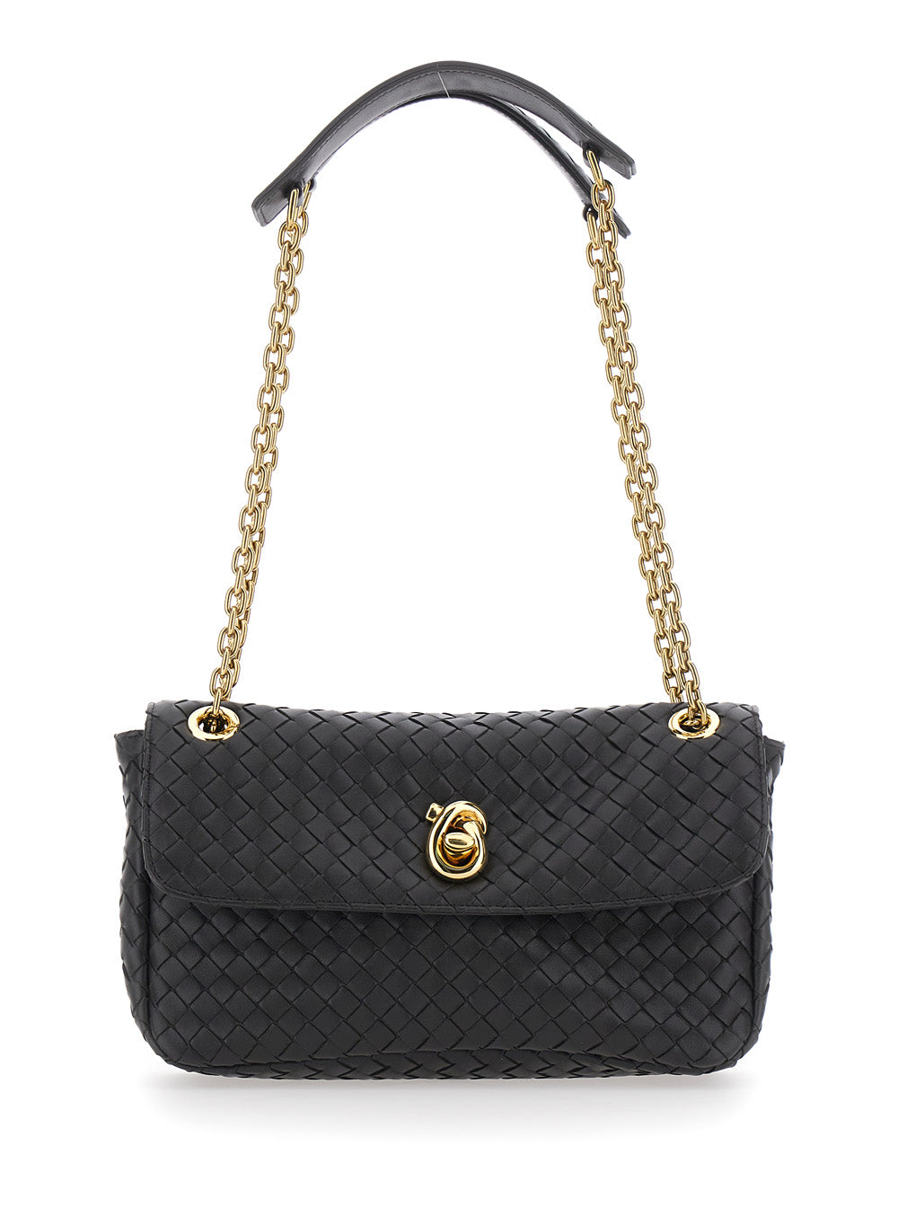 Bottega Veneta Women 'Madison' Brown Crossbody Bag With Sliding Strap And Intrecciato Motif In Leather For Women BOTTEGA VENETA