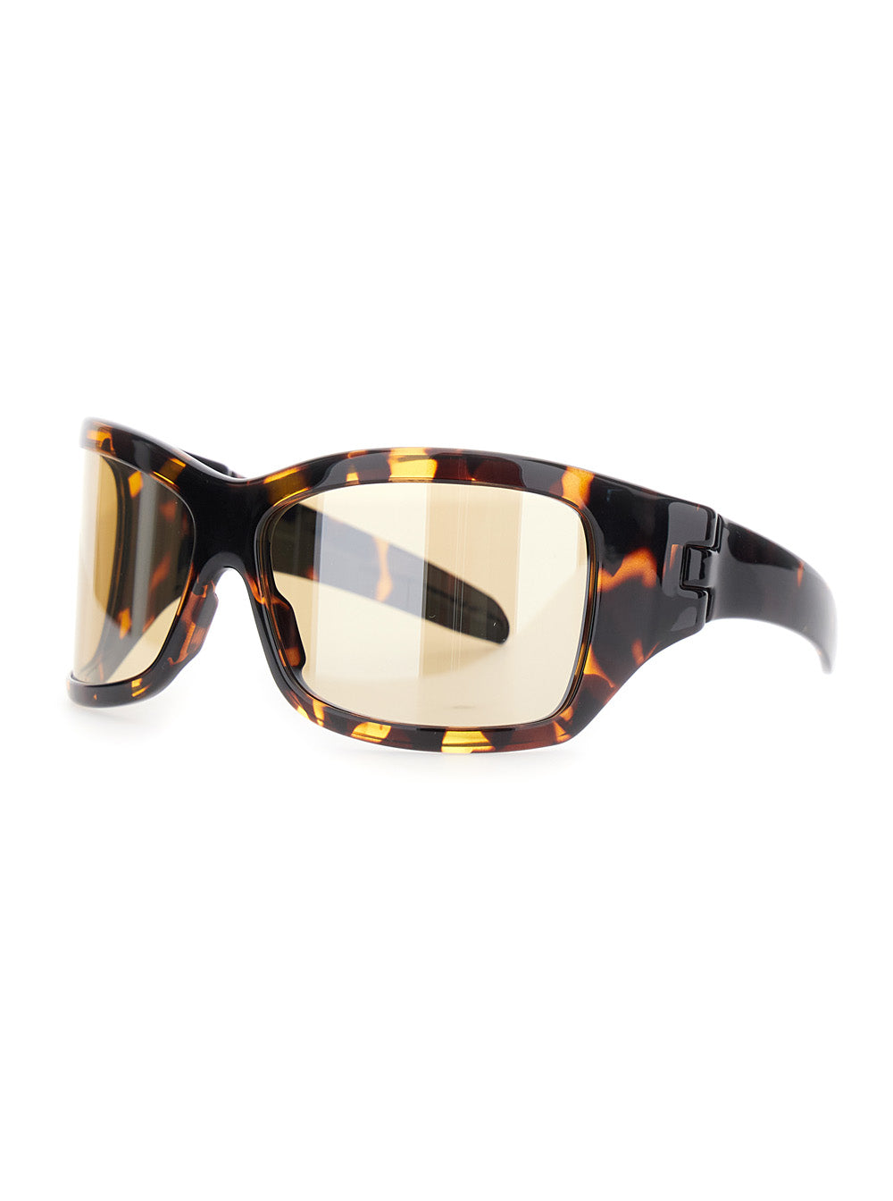 Bottega Veneta Women Brown Sunglasses With Tortoiseshell Print In Plastic For Women BOTTEGA VENETA
