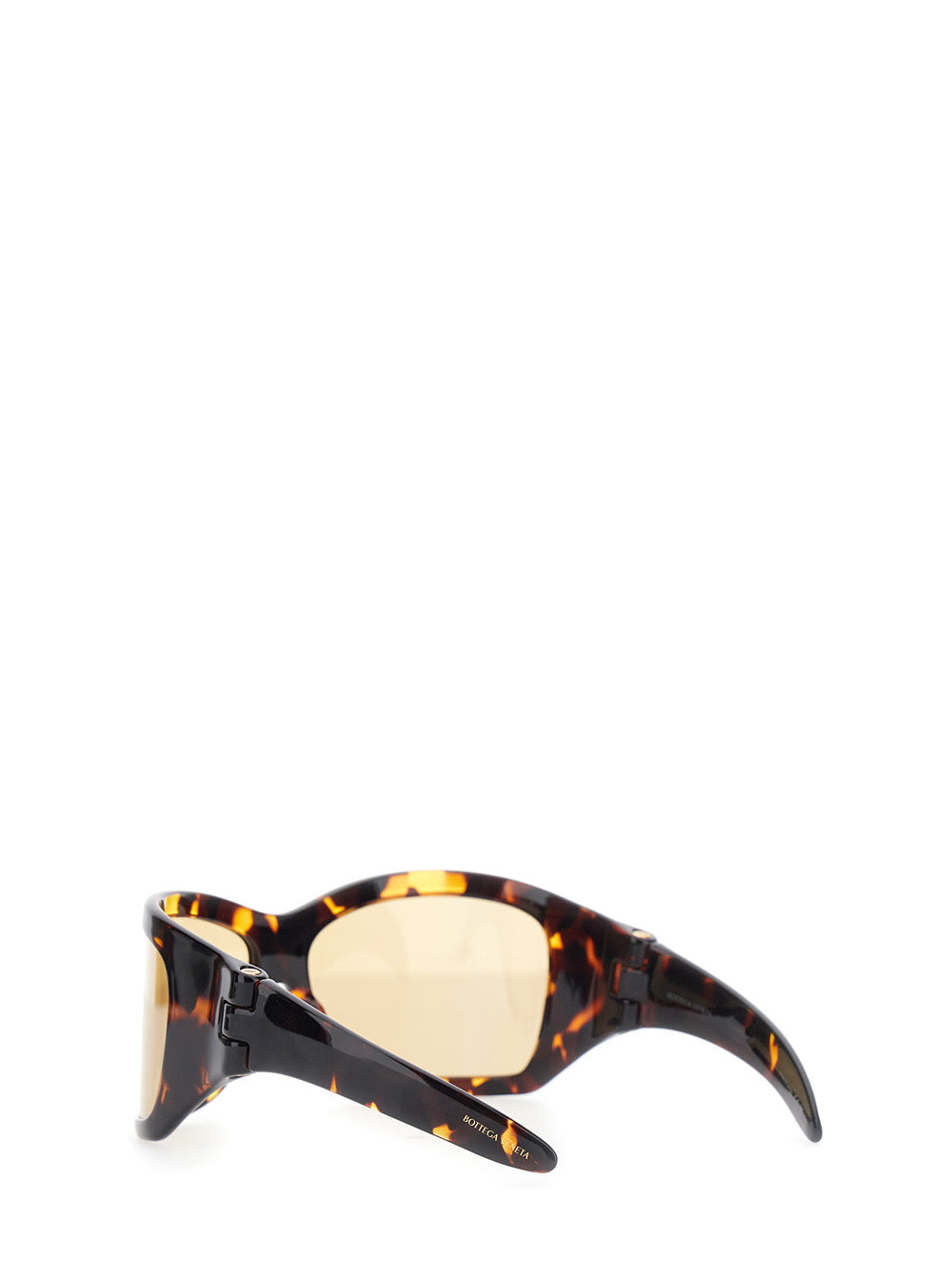 Bottega Veneta Women Brown Sunglasses With Tortoiseshell Print In Plastic For Women BOTTEGA VENETA