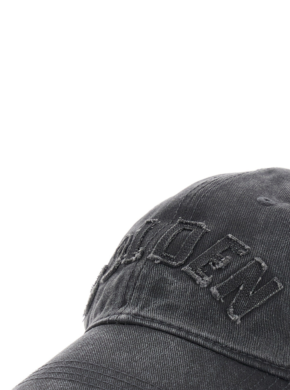 Golden Goose Women Hat Journey With Golden Patch And Gray Cotton Unisex GOLDEN GOOSE