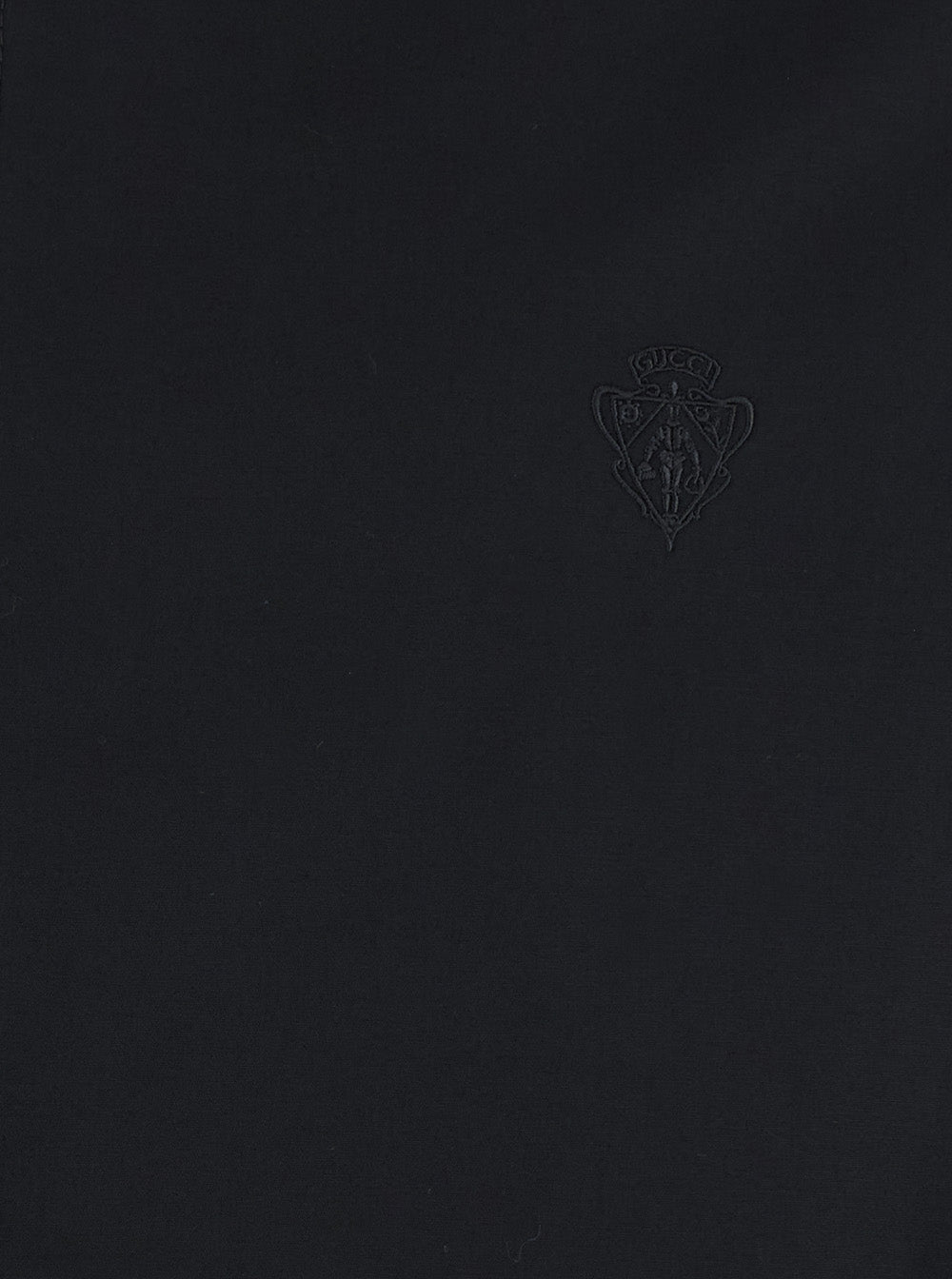 Gucci Men Black Jacket With Tone-On-Tone Logo And Reversible Design In Cotton For Men GUCCI