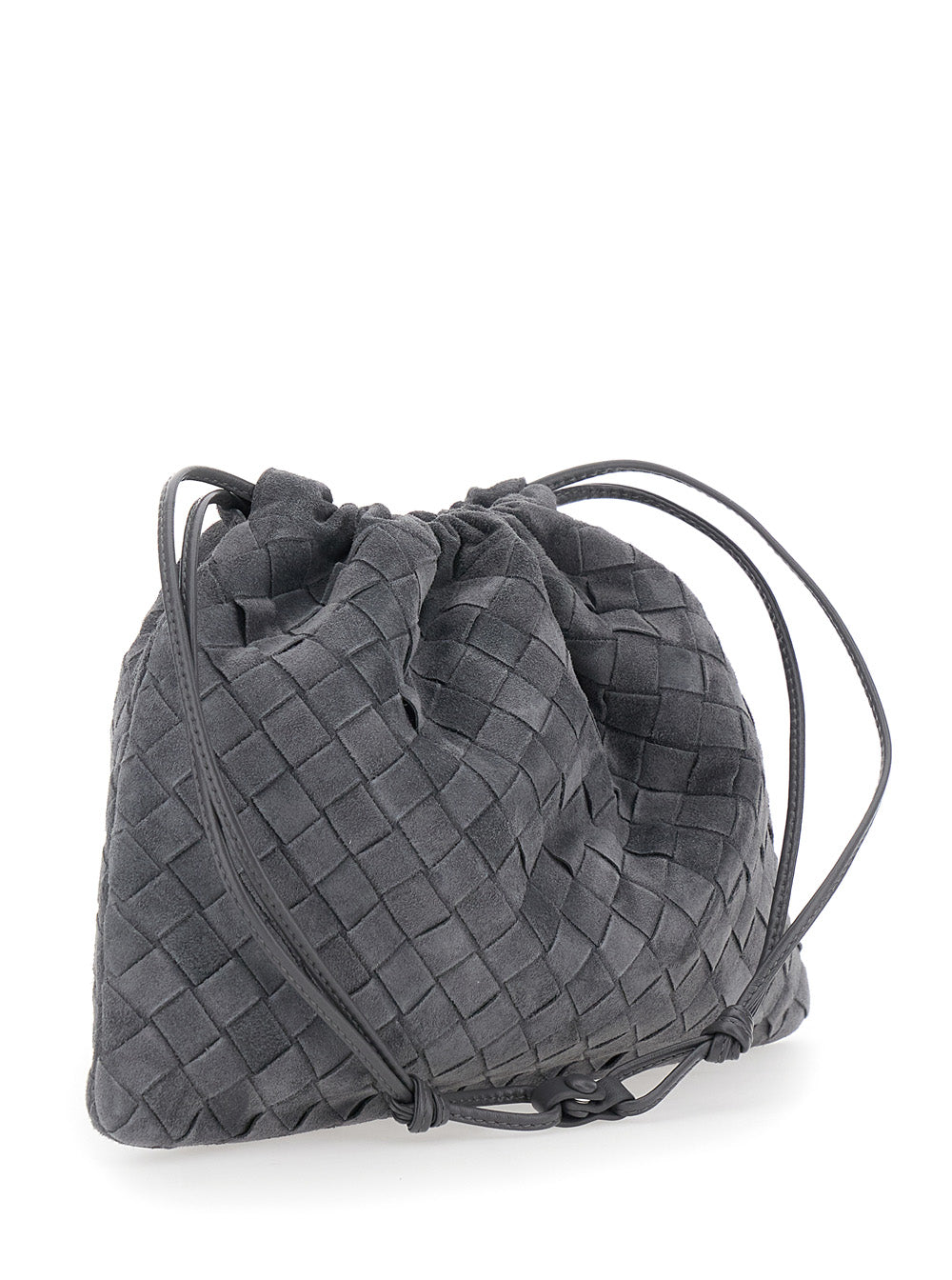 Bottega Veneta Women Dustbag Intreccio 15 Glove Suede Cachemire BOTTEGA VENETA