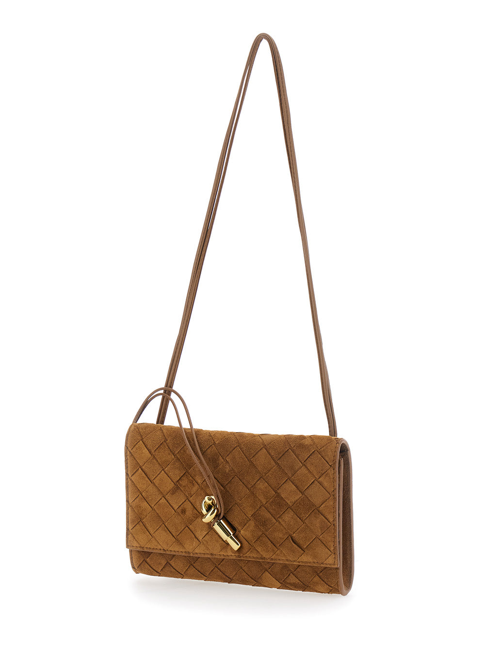 Bottega Veneta Women Andiamo Wallet On Strap Intreccio 15 BOTTEGA VENETA