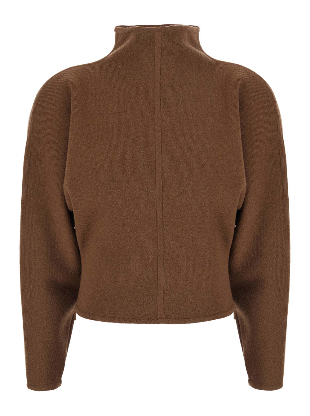 Max Mara Women Mxs Giglio Knit Sweater With Long Sleeves And V-Neck In Beige For Women MAX MARA
