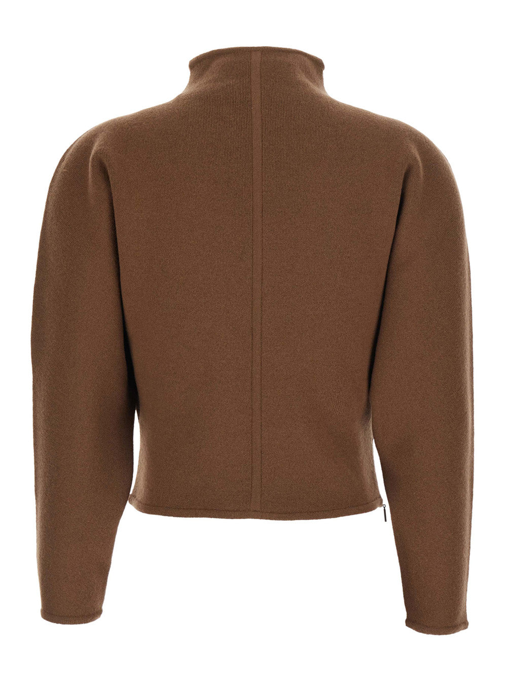Max Mara Women Mxs Giglio Knit Sweater With Long Sleeves And V-Neck In Beige For Women MAX MARA