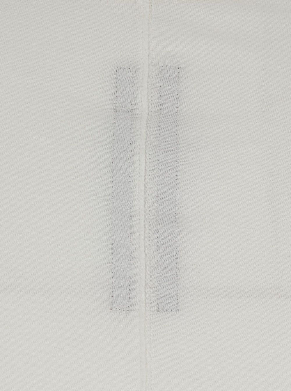 Rick Owens Women Essential Cropped T-Shirt In White Fabric For Women RICK OWENS
