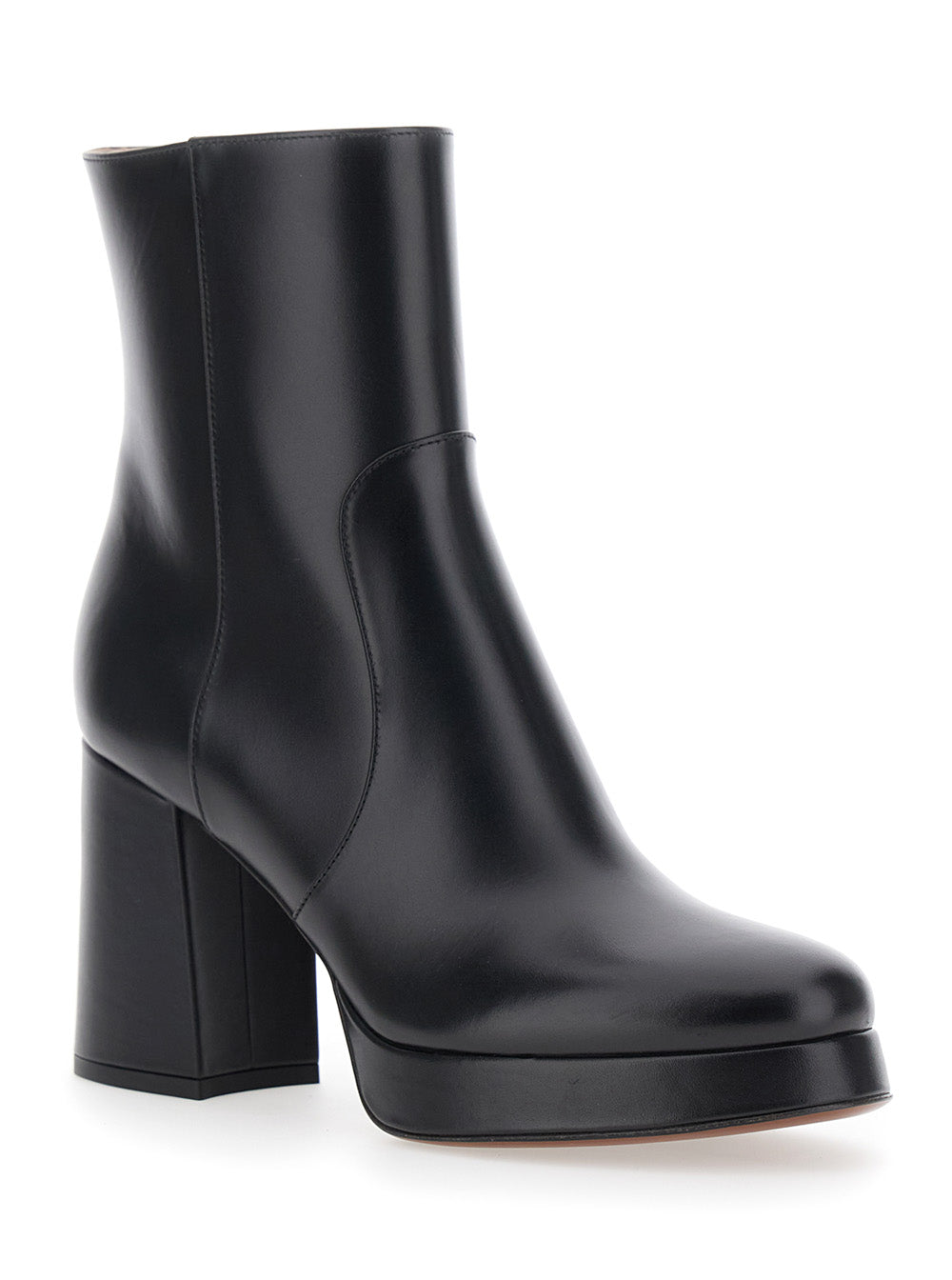 Valentino Garavani Women Bootie | Fawcette | T. 20/90 | Vitello/A. Light Gold Logo VALENTINO GARAVANI