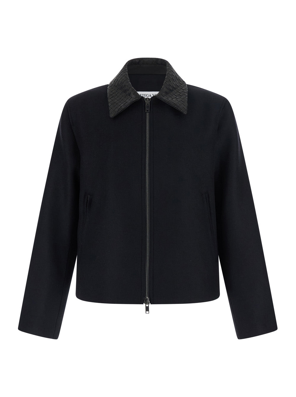 Bottega Veneta Men Splittable Wool 
Felt Jacket/
Double Black BOTTEGA VENETA
