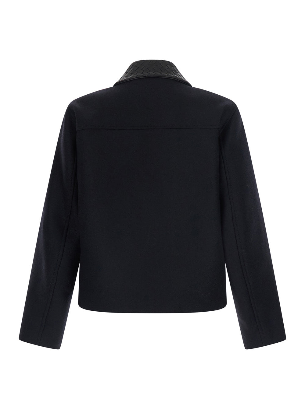 Bottega Veneta Men Splittable Wool 
Felt Jacket/
Double Black BOTTEGA VENETA