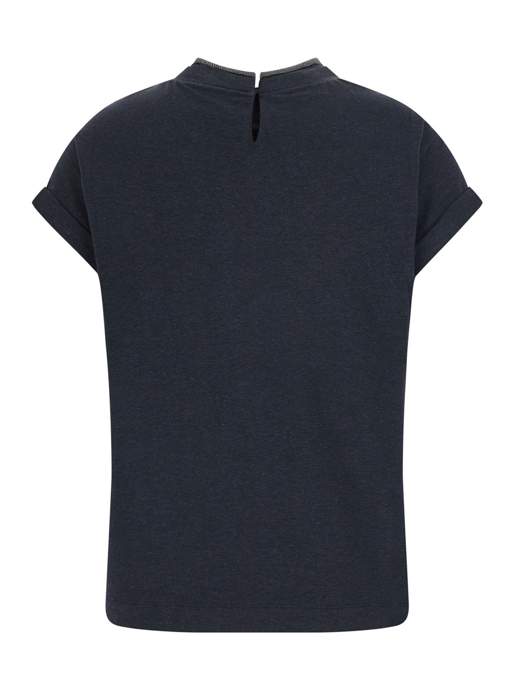Brunello Cucinelli Women T-Shirt In Jersey Con Monile BRUNELLO CUCINELLI