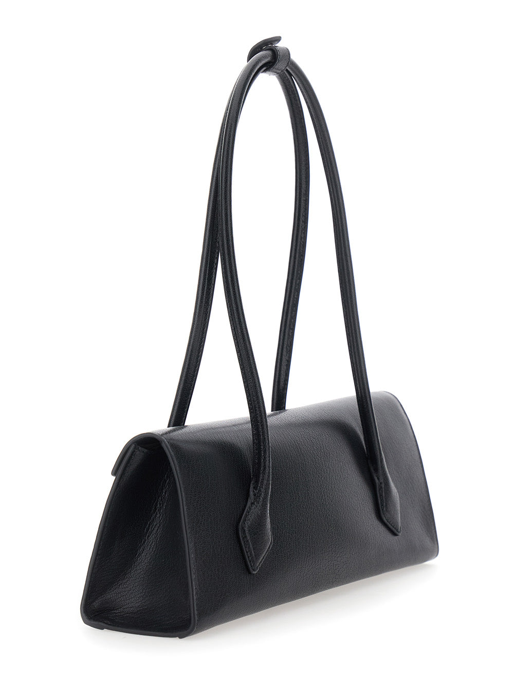 Alaia Women Shoulder Bag Teckel Flap Medium With Leather Details And Alaia Logo, Black, Women ALAIA