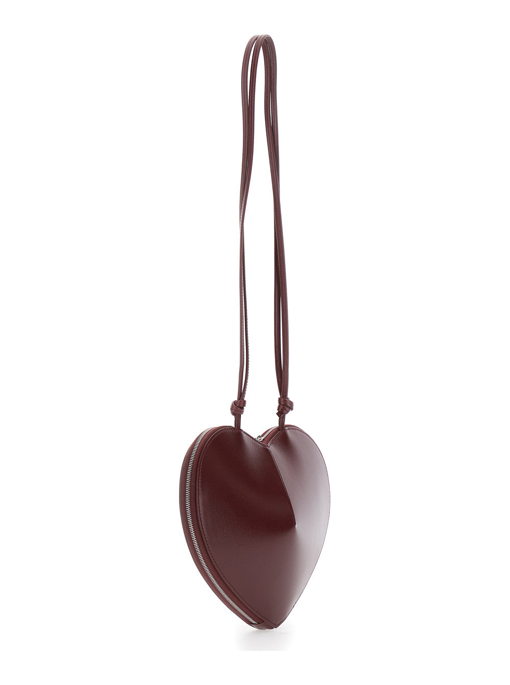 Alaia Women Coeur Bag In Burgundy Calf Leather With Closure And Shoulder Strap, Unisex ALAIA