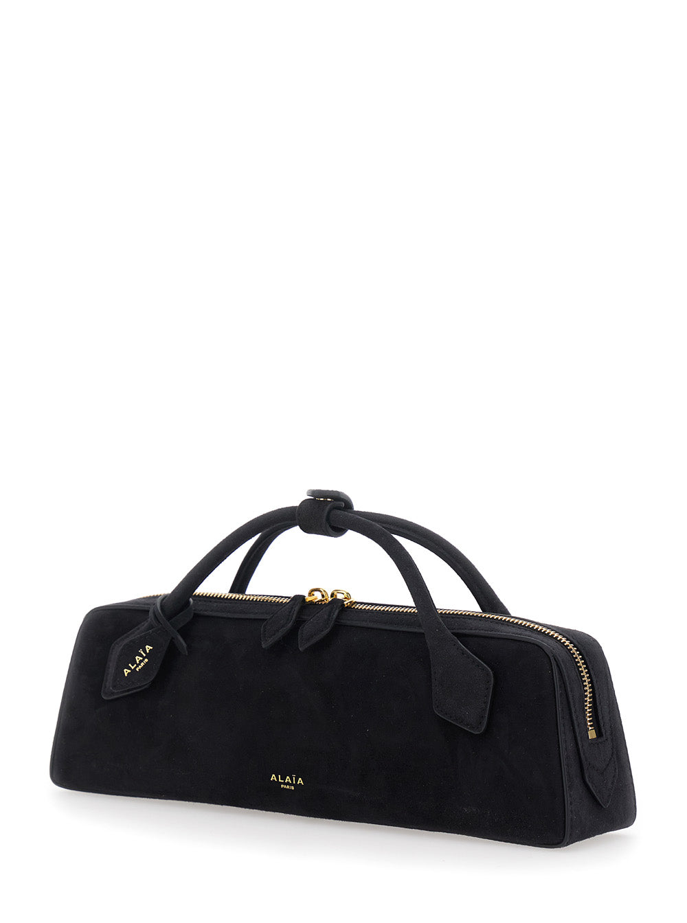 Alaia Women Clutch Teckel With Leather Details And Zip Closure, Black, Unisex ALAIA