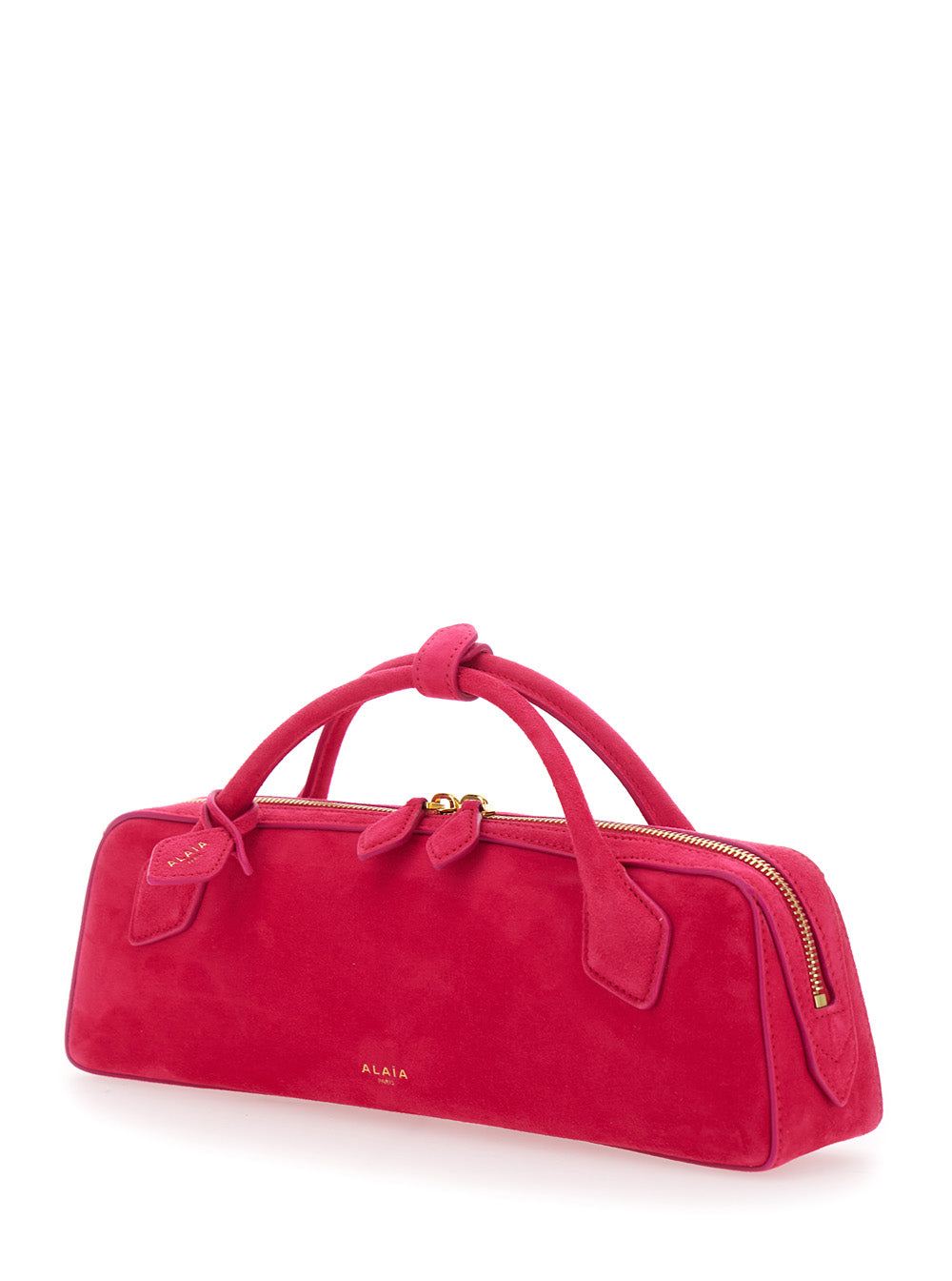 Alaia Women Teckel Clutch With Leather Details And Fuchsia Color For Women ALAIA