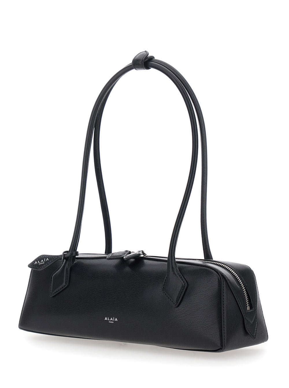 Alaia Women Shoulder Bag Teckel In Leather And Black Color For Women ALAIA