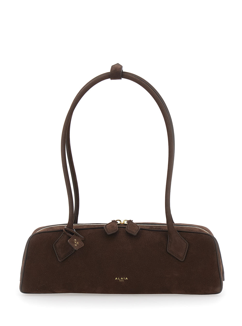 Alaia Women Shoulder Bag With Nubuck And Brown Metal Details For Women ALAIA