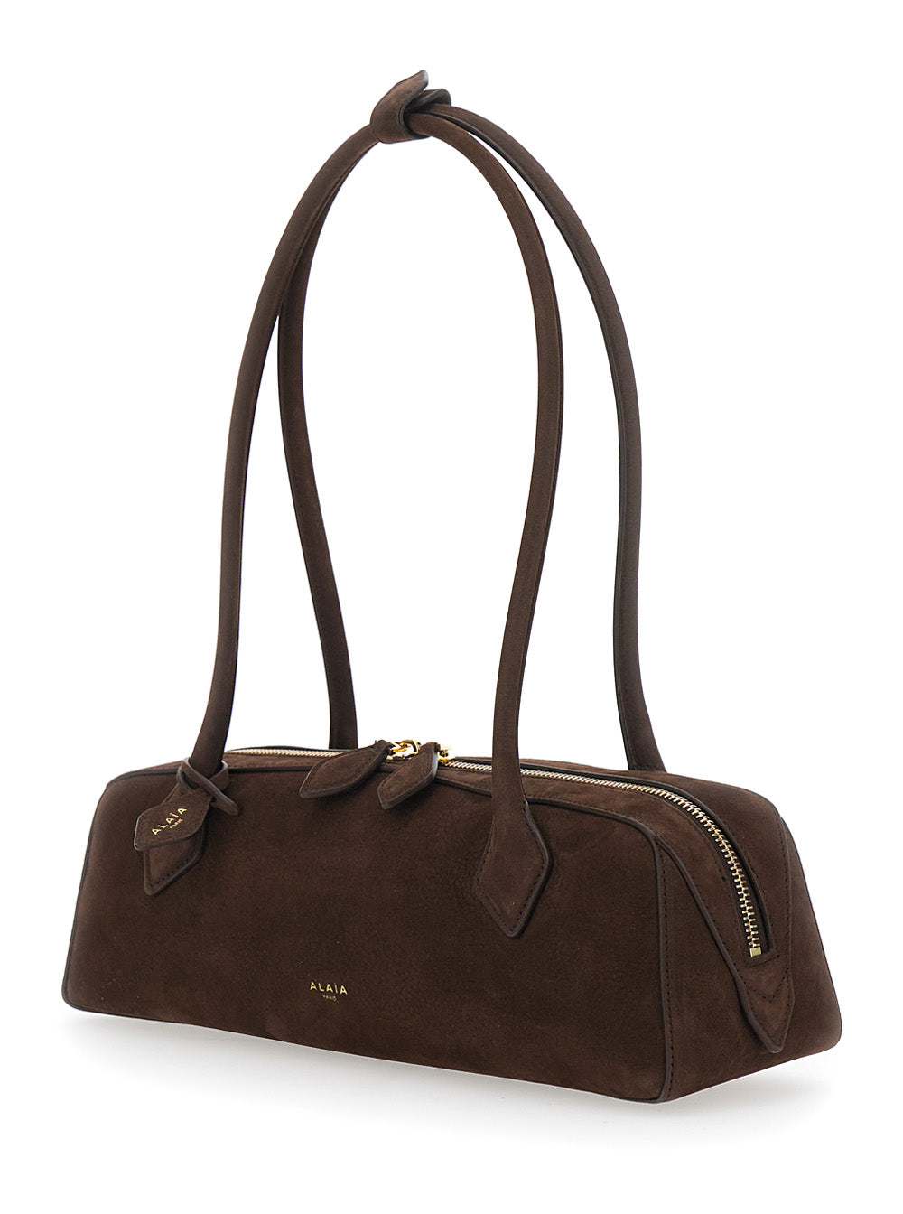 Alaia Women Shoulder Bag With Nubuck And Brown Metal Details For Women ALAIA