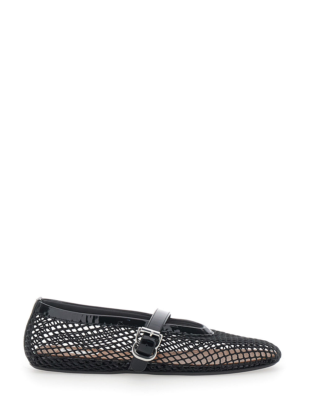 Alaia Women Ballet Flats With Rounded Toe And Black Leather Sole For Women ALAIA