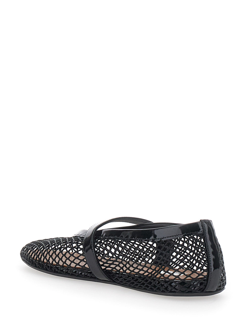 Alaia Women Ballet Flats With Rounded Toe And Black Leather Sole For Women ALAIA