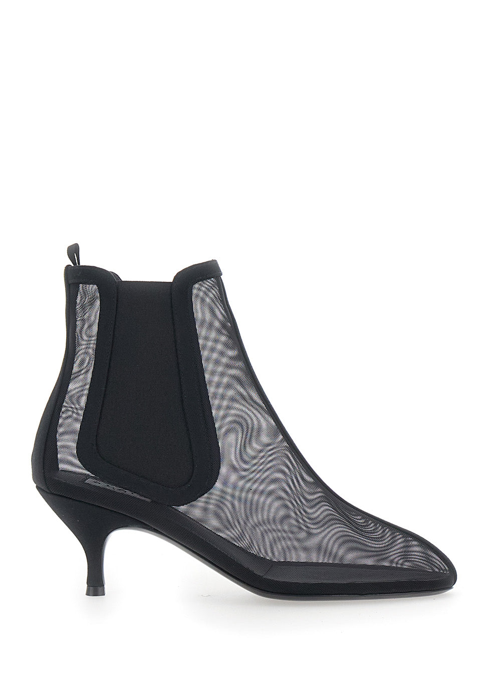 Alaia Women Ankle Chelsea Boots With 60Mm Heel In Black Leather For Women ALAIA
