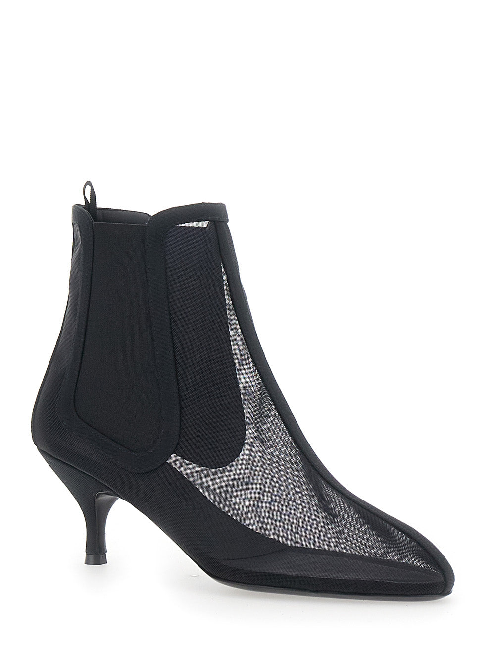Alaia Women Ankle Chelsea Boots With 60Mm Heel In Black Leather For Women ALAIA