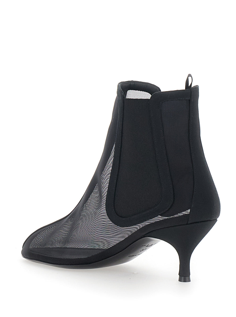 Alaia Women Ankle Chelsea Boots With 60Mm Heel In Black Leather For Women ALAIA